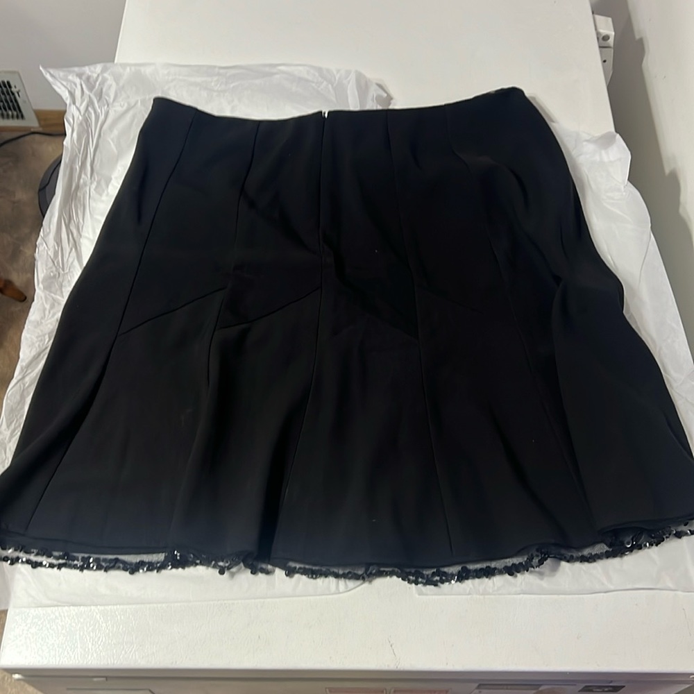 Lane Bryant size 20 Black sequin trim skirt